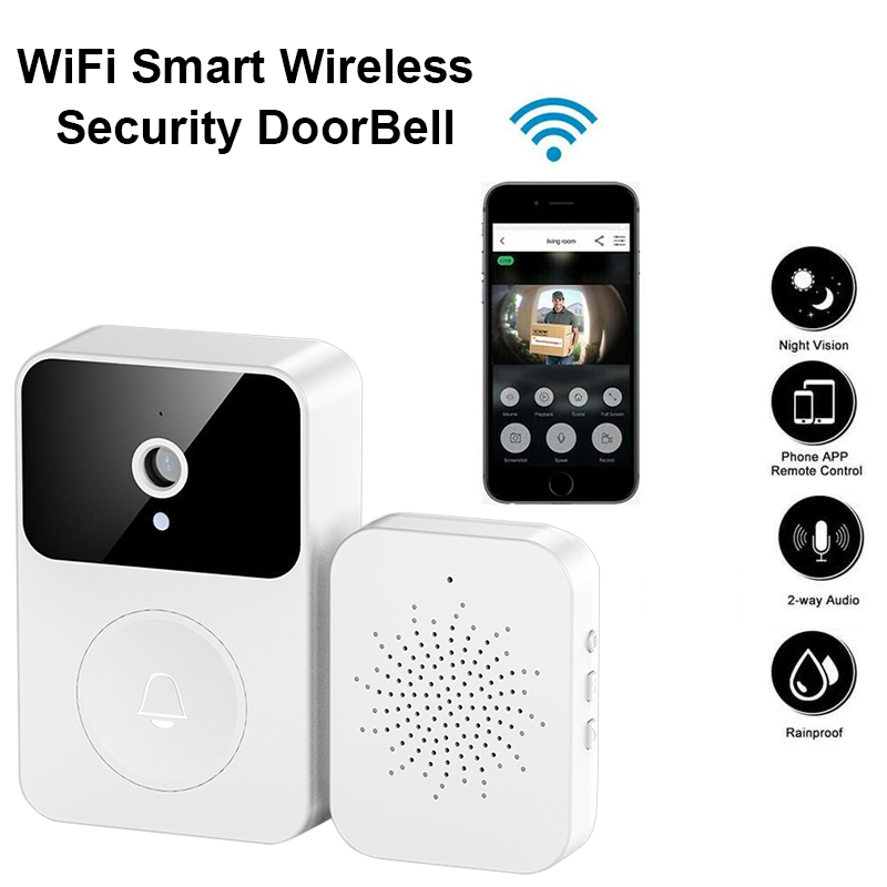 Smart Doorbell Wired - Smart WiFi Video Doorbell HD Night
