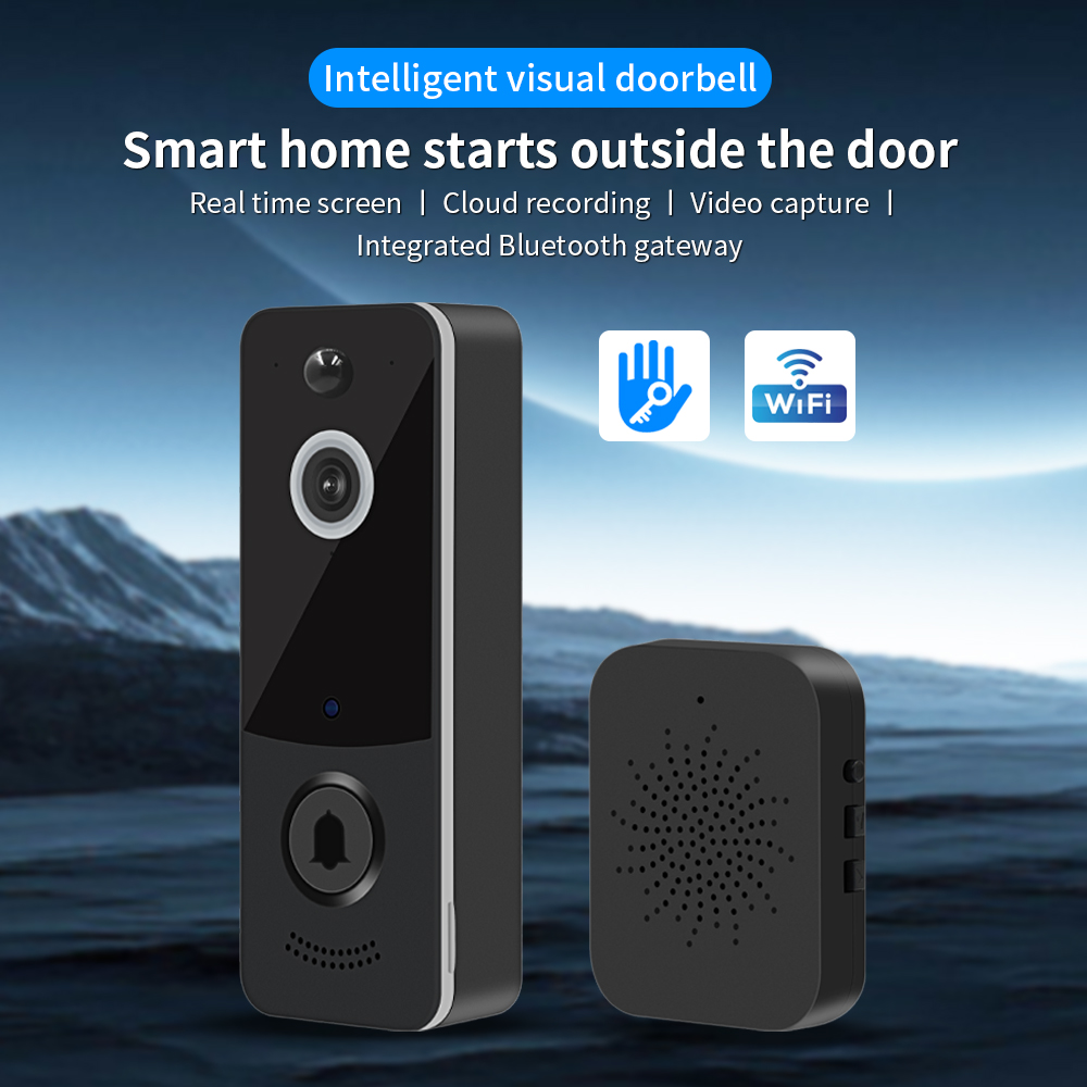 1080P WIFI Video Doorbell TTLO - Smart Doorbell Wired ulasan dan harga
