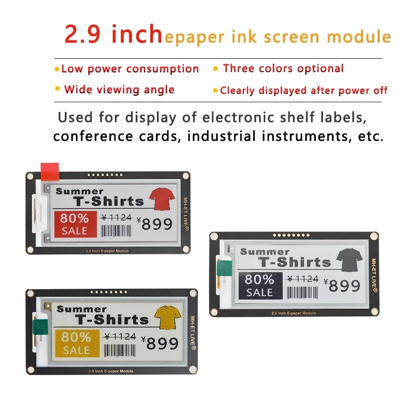 Inch Epaper Module E-paper E-I - Display Epaper 2.9 ulasan dan harga