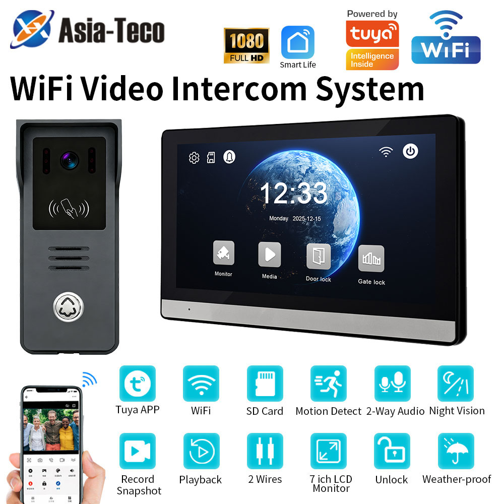 2-Wire Digital Video Intercom  - Smart Doorbell Wired ulasan dan harga