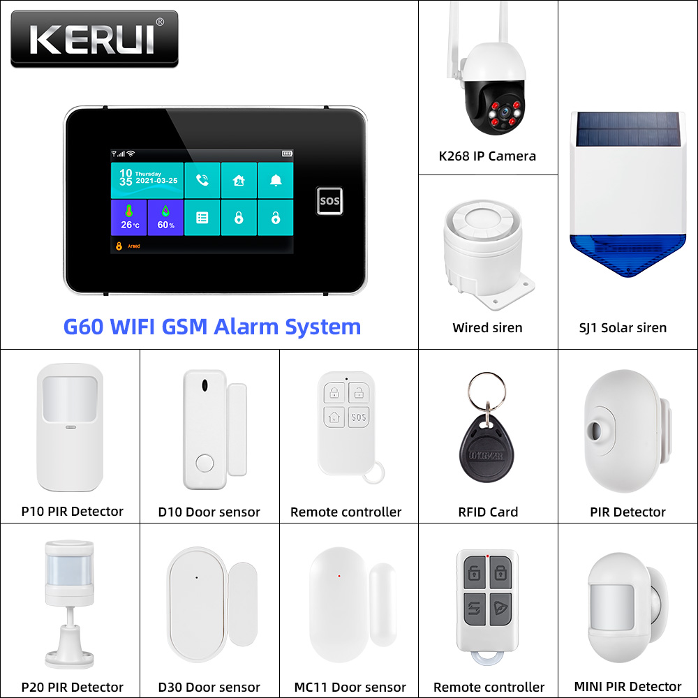 KERUI Tuya Alarm Panel DIY You - Home Automation Diy Kit ulasan dan harga