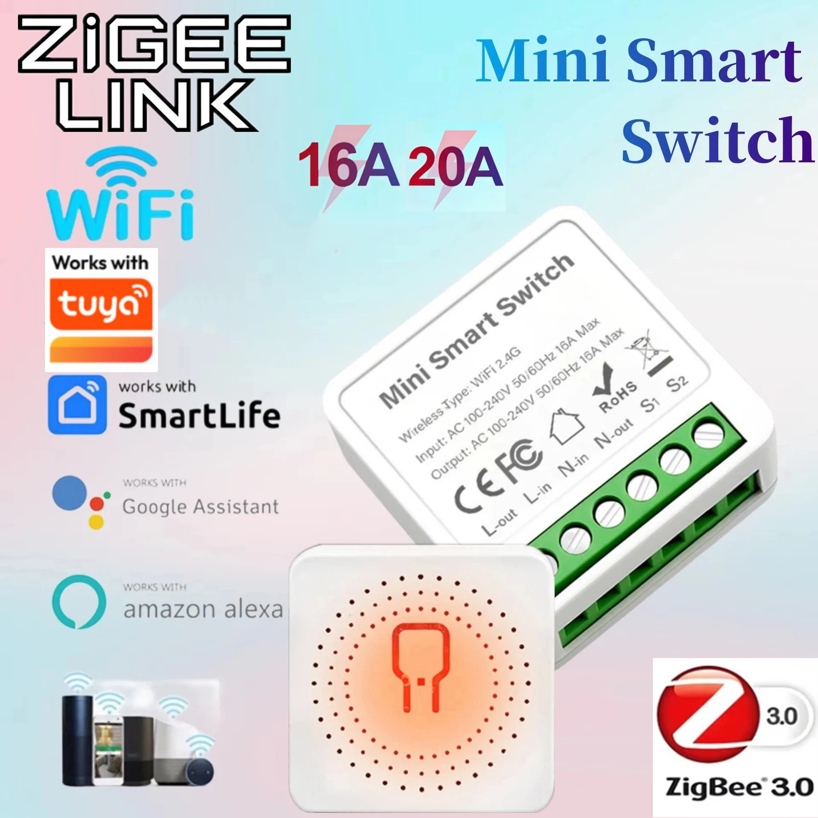 For Tuya Mini Smart WiFi Switc - Home Automation Diy ulasan dan harga