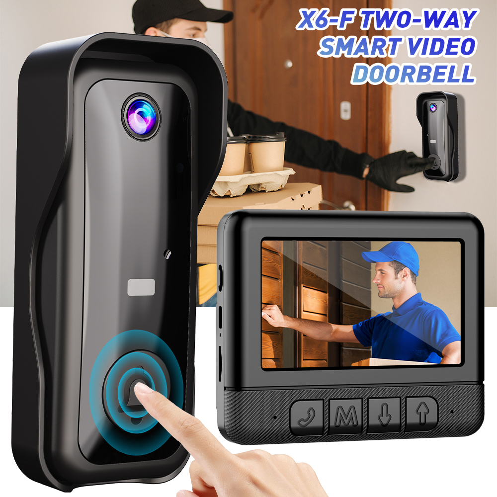 X6 Smart Video Doorbell Camera - Smart Doorbell Wired ulasan dan harga