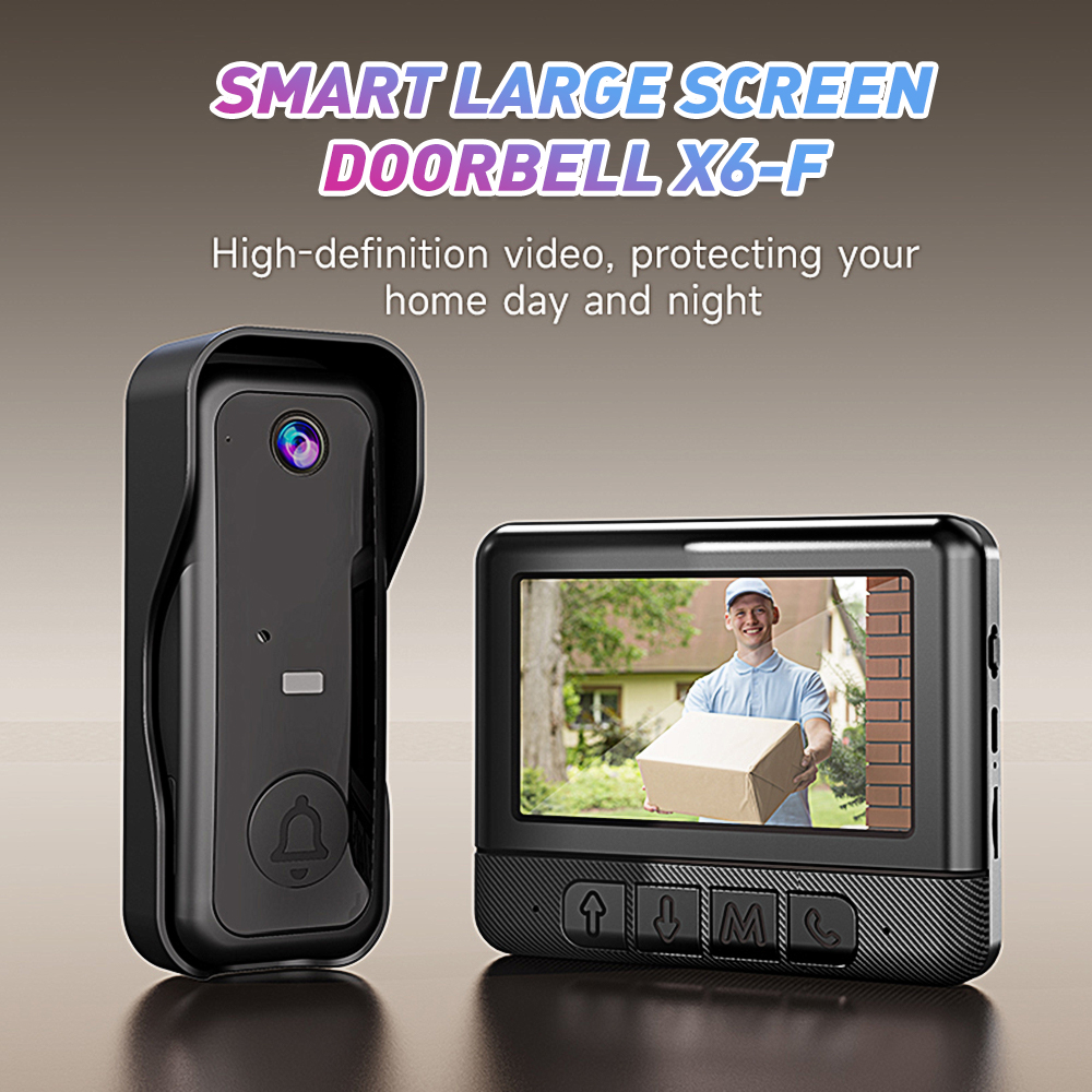 X6 Smart Video Doorbell Camera - Smart Doorbell Wired ulasan dan harga