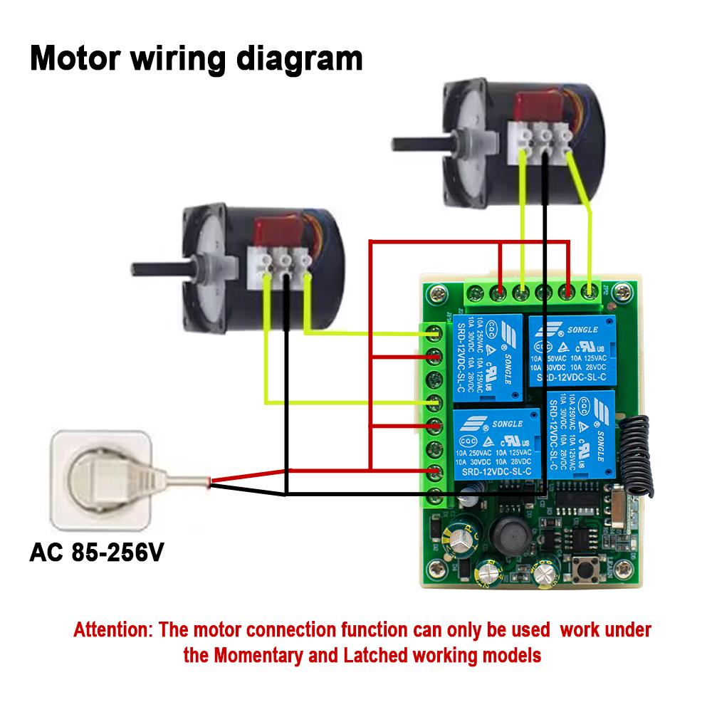 433Mhz Wireless Switch AC 85-2 - 433Mhz Receiver Module ulasan dan harga
