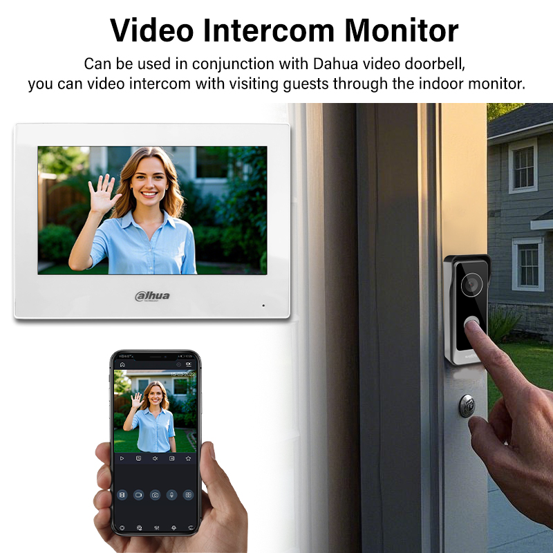 Dahua 2-Wire WiFi Indoor Monit - Smart Doorbell Wired ulasan dan harga