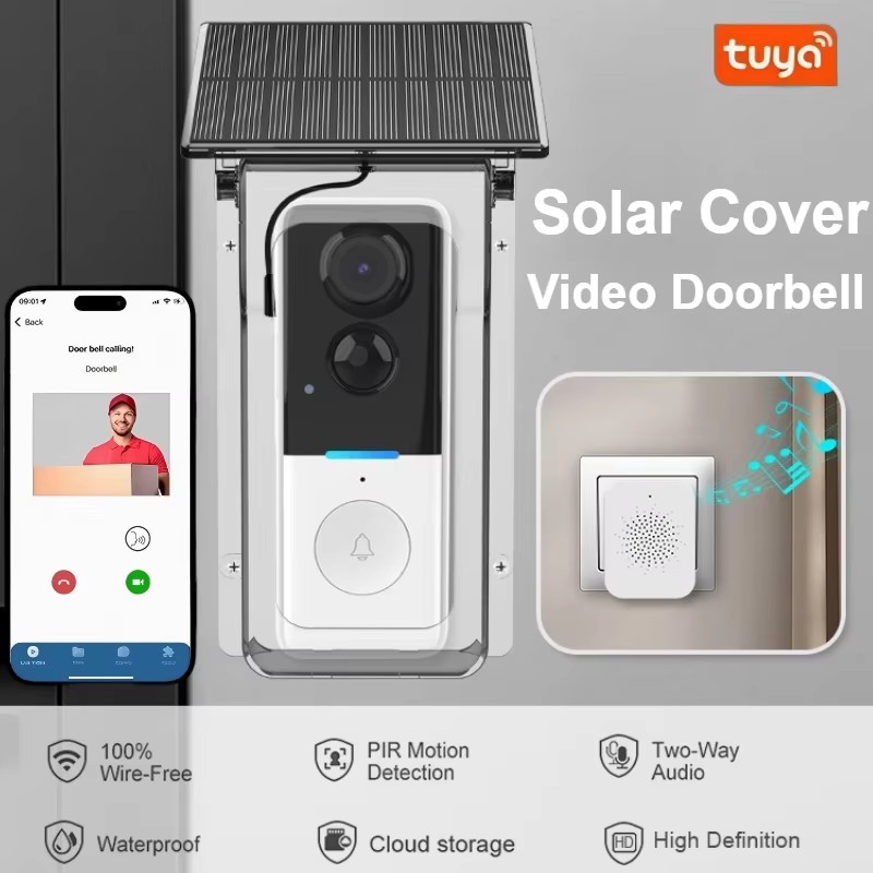 Tuya 1080P Doorbell Camera WIF - Smart Doorbell Wired ulasan dan harga