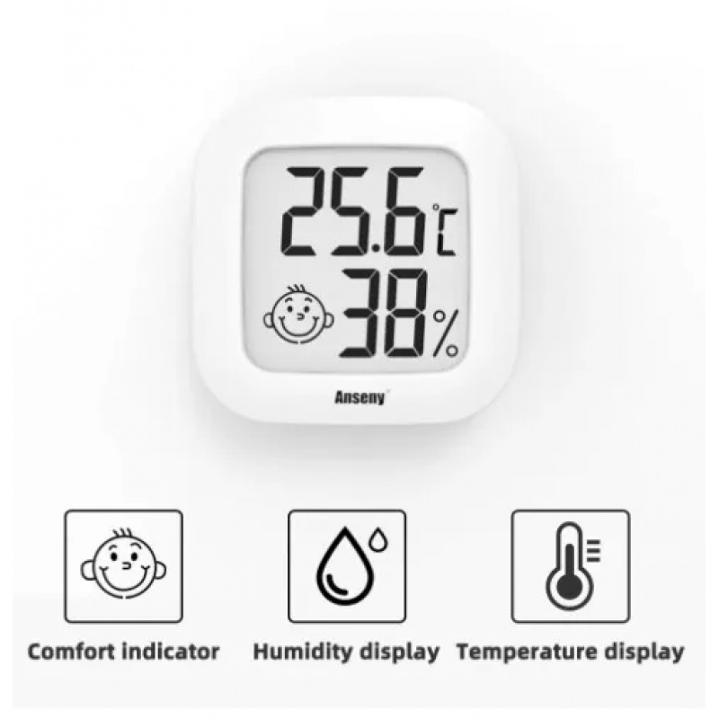 LCD Digital Thermometer Hygrom - Home Automation Industry ulasan dan harga