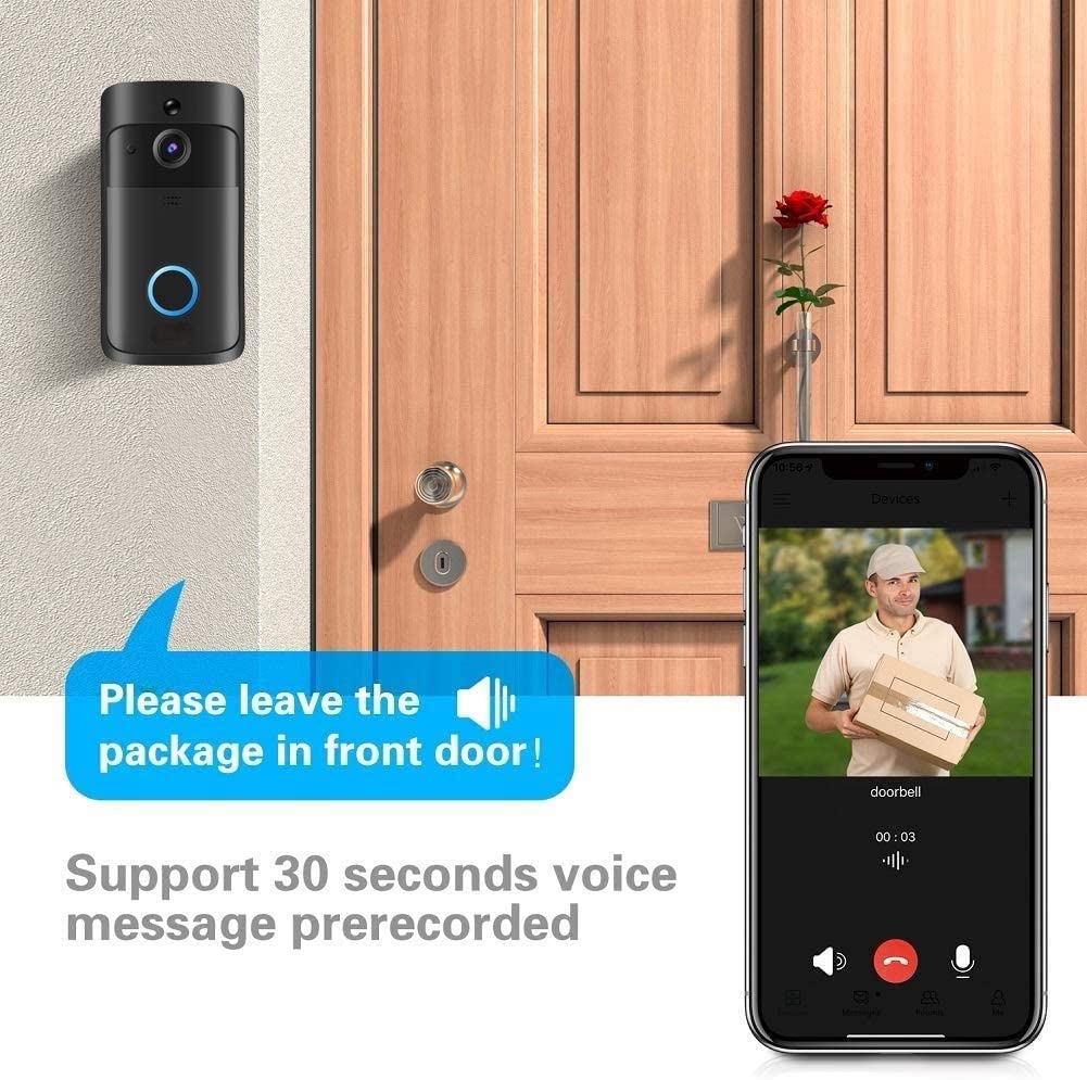 Video Doorbell Camera HD WiFi  - Smart Doorbell Wired ulasan dan harga