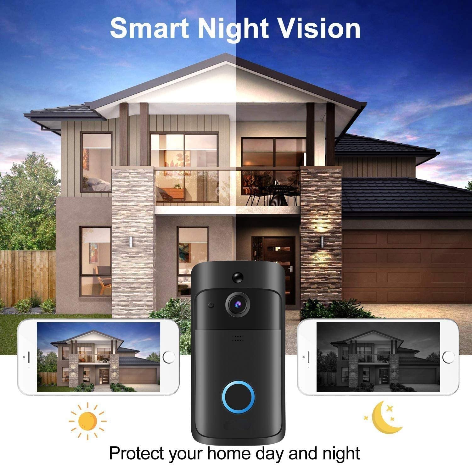 Video Doorbell Camera HD WiFi  - Smart Doorbell Wired ulasan dan harga