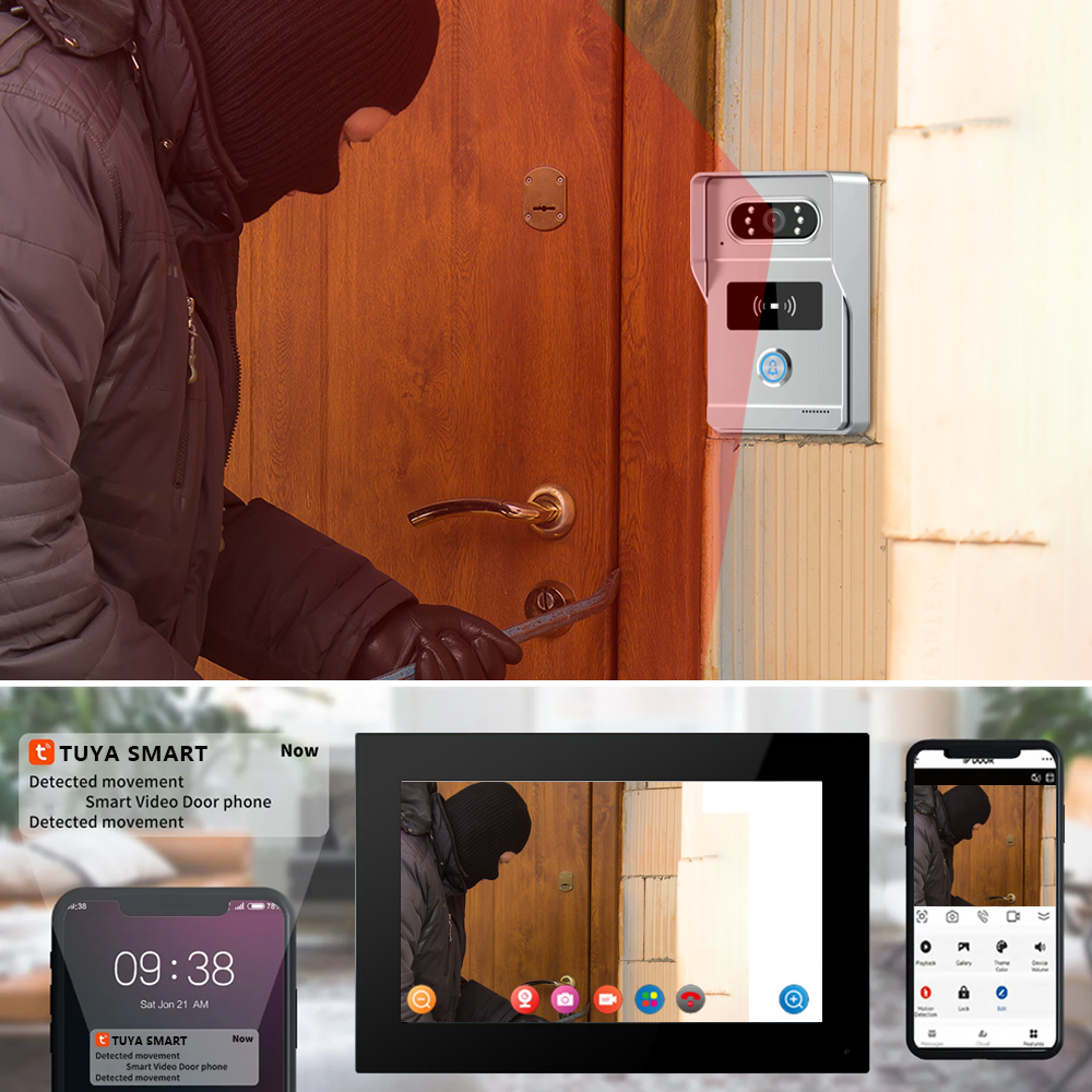 TUYA Wifi Video Doorbell 1080P - Smart Doorbell Wired ulasan dan harga