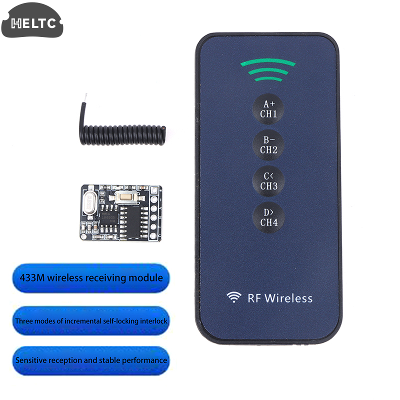 DC3-5V 433Mhz Wireless Remote  - 433Mhz Receiver Module ulasan dan harga