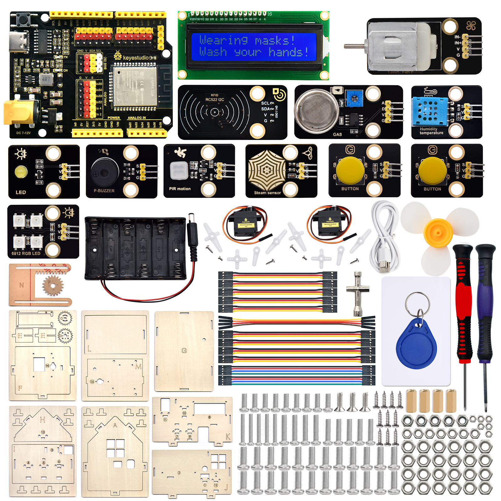  Keyestudio Complete IOT Smart - Home Automation Diy Kit ulasan dan harga