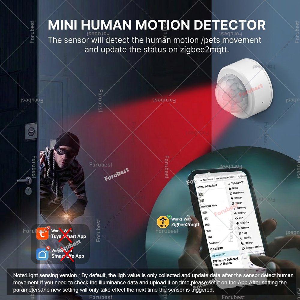 Zigbee 3.0 PIR Motion Sensor H - Home Automation Diy ulasan dan harga