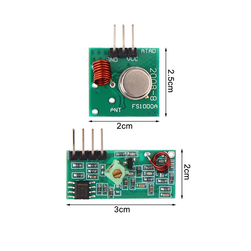 1/2Pcs 433MHZ 315MHZ Transmitt - 433Mhz Receiver Module ulasan dan harga